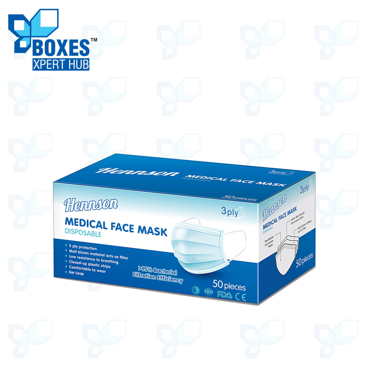 Surgical Mask Boxes | Custom Surgical Mask Boxes