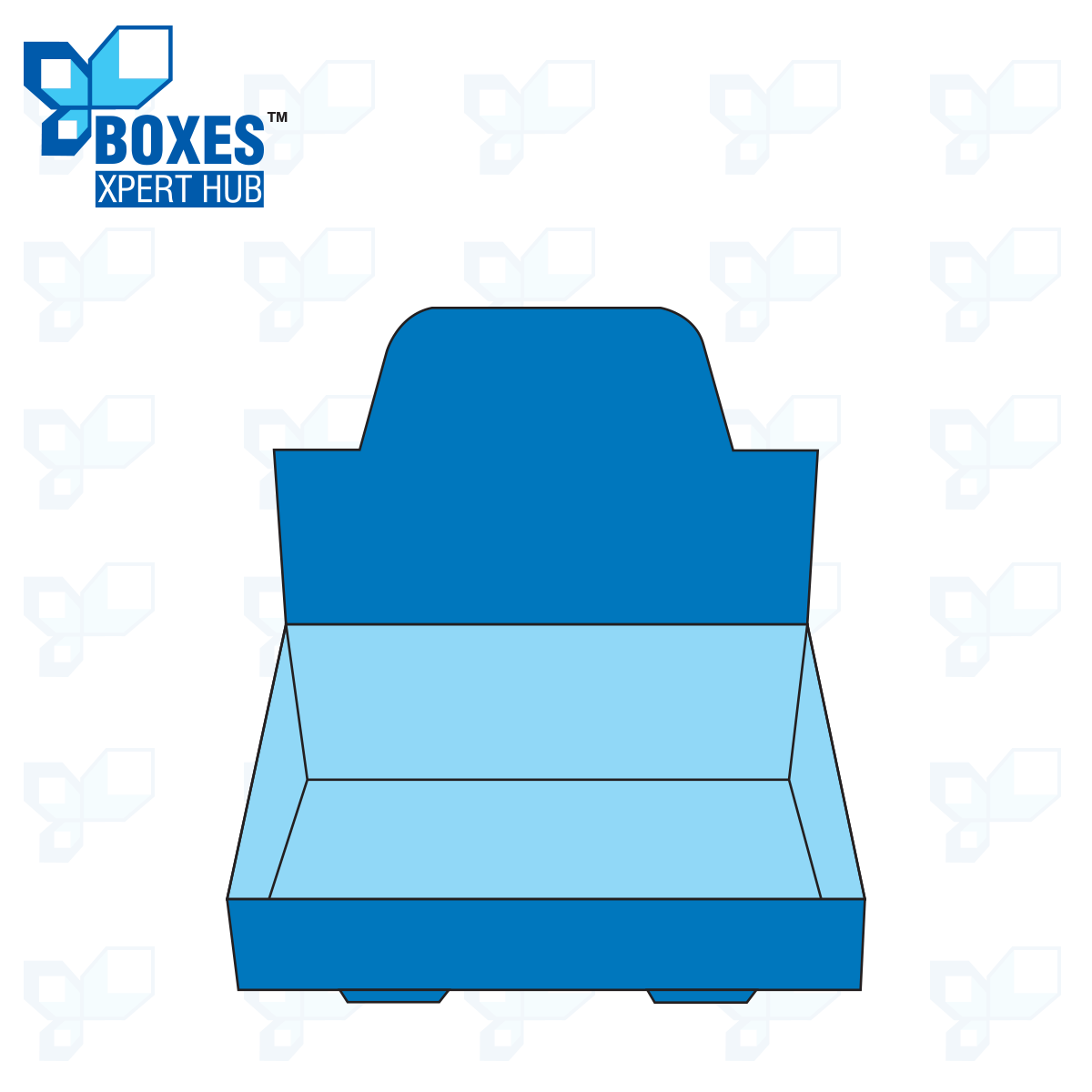 Self-Locked Counter Display Tray