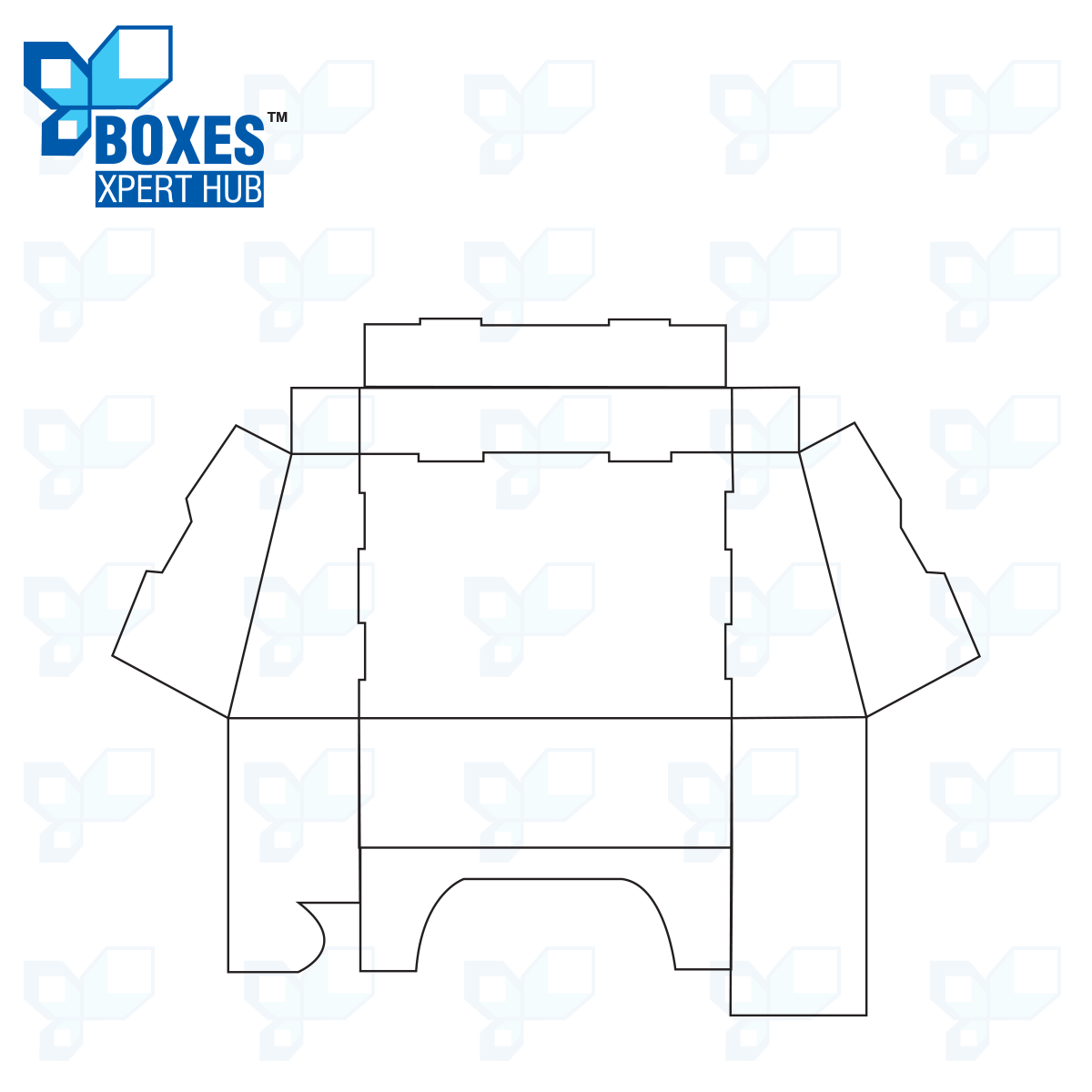Self-Locked Counter Display Tray